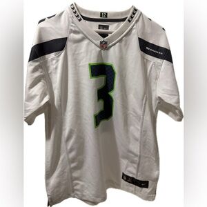 NFL Seattle Seahawks White On-Field Russell Wilson Jersey